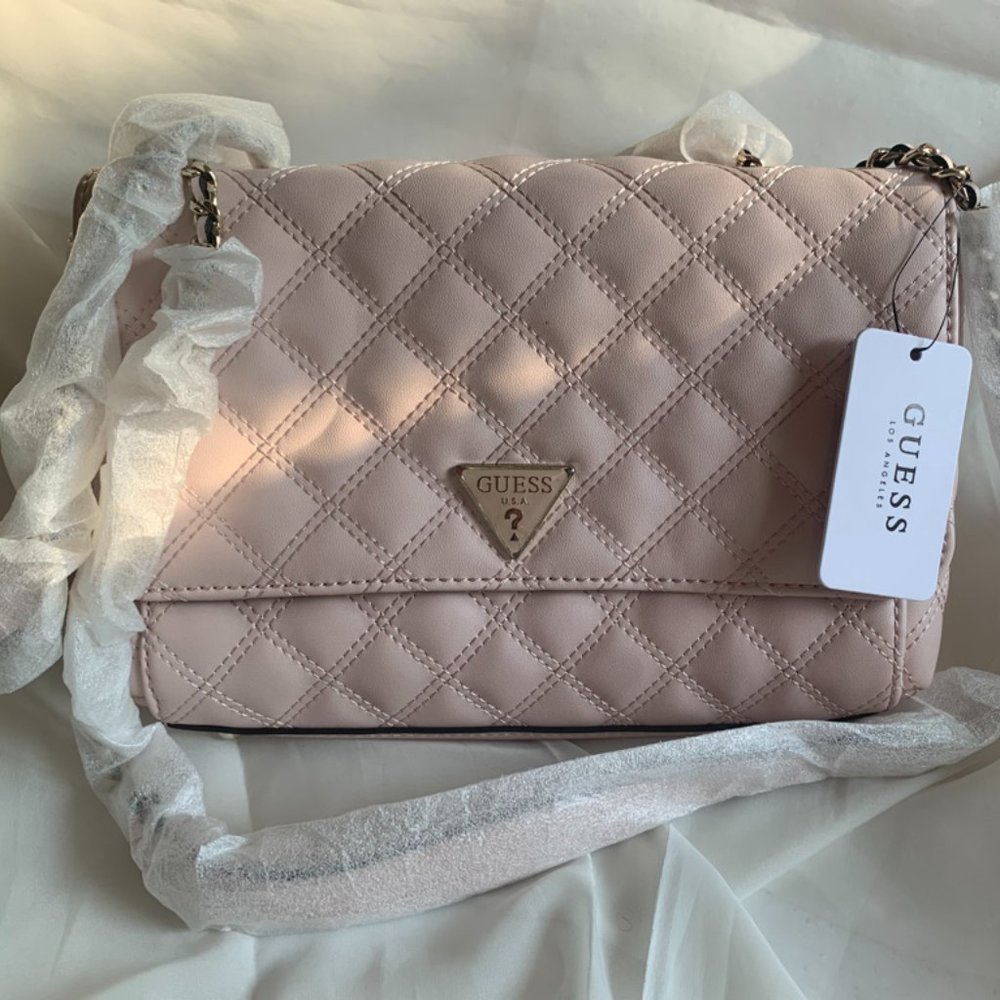 GUESS Cessily Quilted Convertible Crossbody